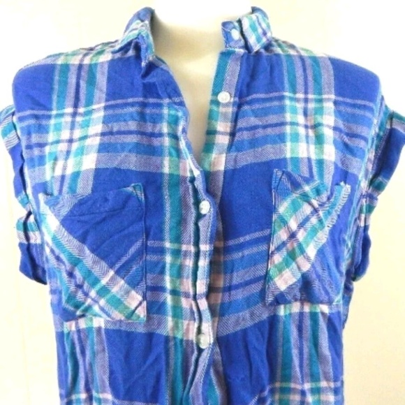 Rails Britt Plaid Flannel Button Down Shirt - Picture 3 of 6